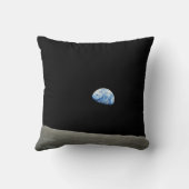 アポロ8 NASAの月の代表団Earthrise クッション (裏面)