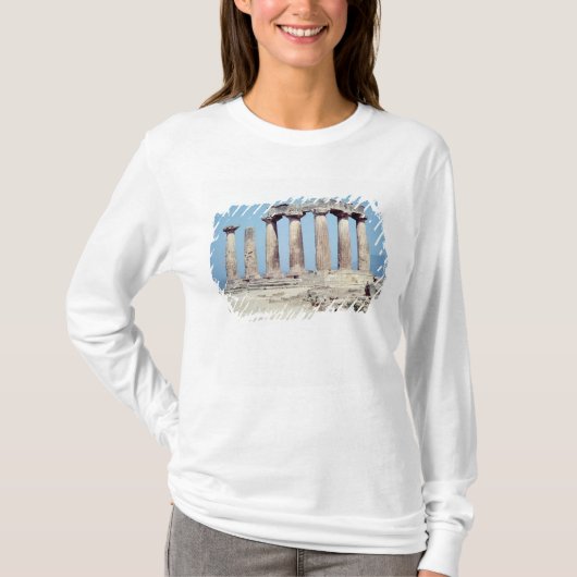 アポロ、紀元前のc.550の寺院の台なし tシャツ (正面)