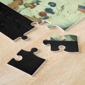 アポロMission_Spaceの乗組員 ジグソーパズル (側面)