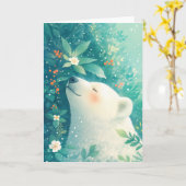 アポーラベアマジカルリトリート カード (黄色い花)