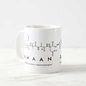 アマアンペプチド名mug コーヒーマグカップ (正面左)