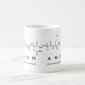 アマアンペプチド名mug コーヒーマグカップ (中央)