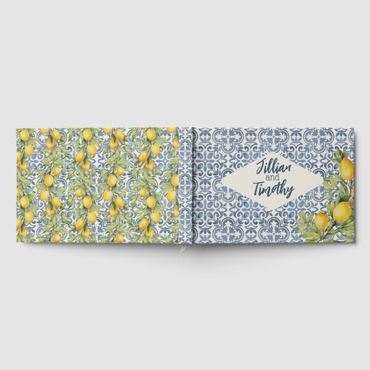 アマイタリアンルフィをテーマ結婚にした ゲストブック (全面)