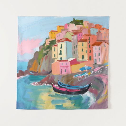 アマイタリアンルフィコーストイタリア地中海の タペストリー (正面)