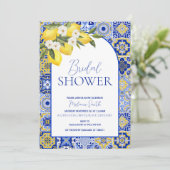 アマイタリアンルフィコーストインスパイアブライダルシャワー招待状 招待状 (スタンド正面)