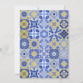 アマイタリアンルフィコーストインスパイアブライダルシャワー招待状 招待状 (裏面)