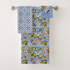 アマイタリアンルフィ青瓦レモン バスタオルセット