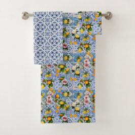 アマイタリアンルフィ青瓦レモン バスタオルセット