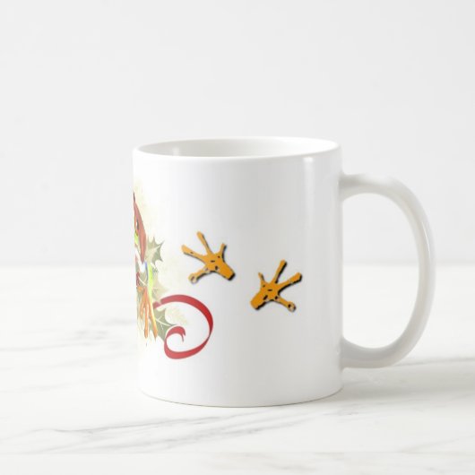 アマガエルのクリスマスのマグ コーヒーマグカップ (右)