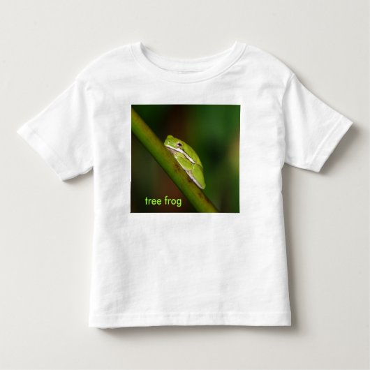 アマガエルのティー トドラーTシャツ (正面)
