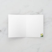 アマガエルの挨拶状はスーツに、単語を変えます サンキューカード (内部)