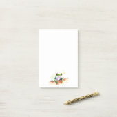 アマガエル ポストイット (デスク上)