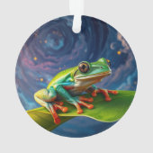 アマガエル 夜の魔法 オーナメント (裏面)