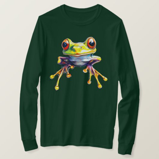 アマガエル Tシャツ (デザイン正面)