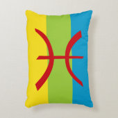 アマジグ国旗のベルバー国旗のカブレス アクセントクッション (正面(垂直))