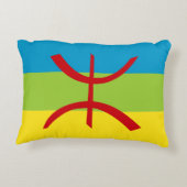 アマジグ国旗のベルバー国旗のカブレス アクセントクッション (裏面)