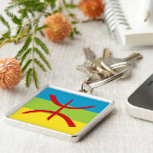 アマジグ国旗のベルバー国旗のカブレス キーホルダー (側面)