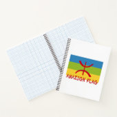 アマジグ国旗 – berber flag-Drapeau Amazigh ノートブック (内部)