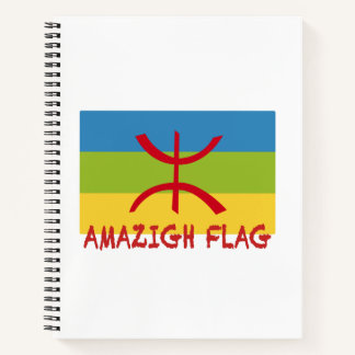 アマジグ国旗 – berber flag-Drapeau Amazigh ノートブック