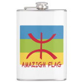 アマジグ国旗 – berber flag-Drapeau Amazigh フラスク (正面)