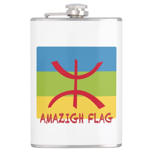 アマジグ国旗 – berber flag-Drapeau Amazigh フラスク (正面)