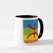 アマジグ国旗 – berber flag-Drapeau Amazigh マグカップ (正面右)