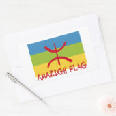 アマジグ国旗 – berber flag-Drapeau Amazigh 長方形シール (封筒)