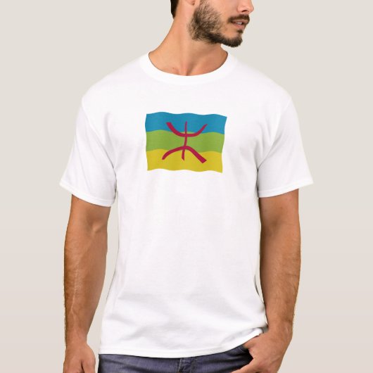 アマジグ国旗 Tシャツ (正面)