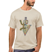 アマジグ幾何学模様部族Tシャツ