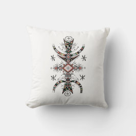アマジグ文字のシンボルアート ベルベル族のスウェットシャツ クッション