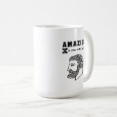 アマジグ王マッシニッサカビレアルジェリーモロッコ コーヒーマグカップ (正面右)