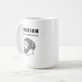 アマジグ王マッシニッサカビレアルジェリーモロッコ コーヒーマグカップ (正面左)