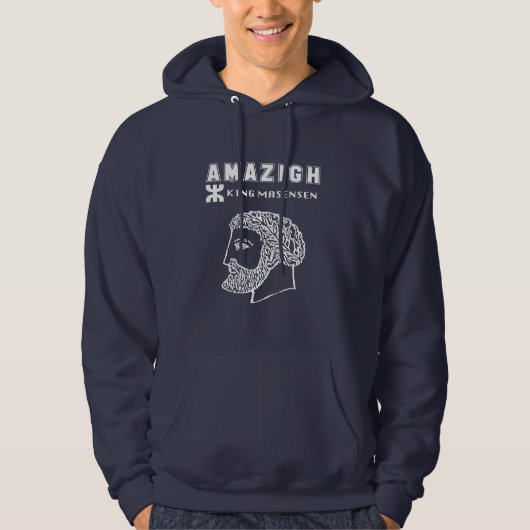 アマジグ王マッシニッサカビレアルジェリーモロッコ パーカ (正面)