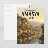 アマスヤ トルコ ポストカード (正面/裏面)