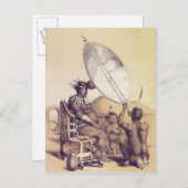 アマズル王ウンパンダ， 1849 ポストカード (正面/裏面)