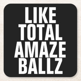 アマゼ·バルツ スクエアペーパーコースター