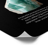 アマゾナイト結晶石意味 ポスター (角)