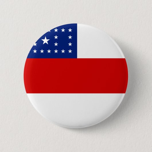 アマゾナス、ブラジル国旗のボタン 缶バッジ (正面)