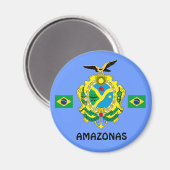 アマゾナス,ブラジル州マグネットImong das Amazonas マグネット (正面/裏面)