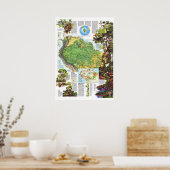 「アマゾニア: 1992年リスクマップの世界資源… ポスター (キッチン)