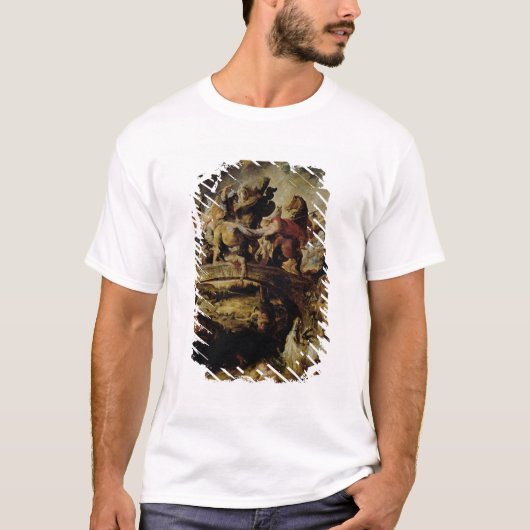 アマゾンおよびギリシャ人、c.1617の戦い tシャツ (正面)
