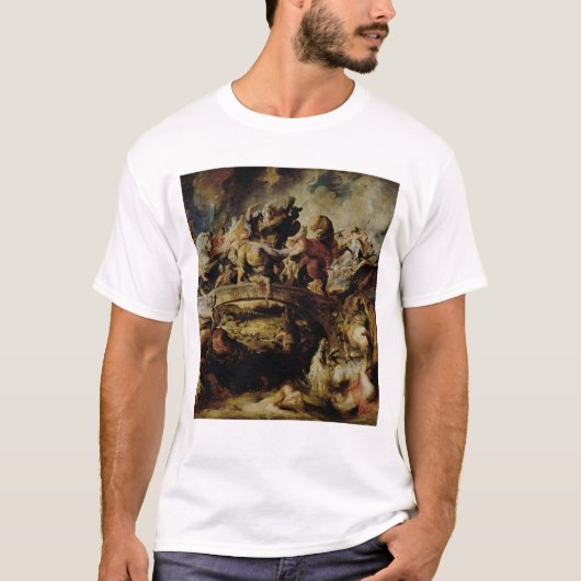 アマゾンおよびギリシャ人、c.1617の戦い tシャツ (正面)