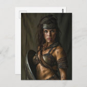 アマゾンのビルをチャネリングする女性 ポストカード (正面/裏面)