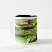 アマゾンの大スイレン、ヴィトリア·レジス ツートーンマグカップ (正面左)