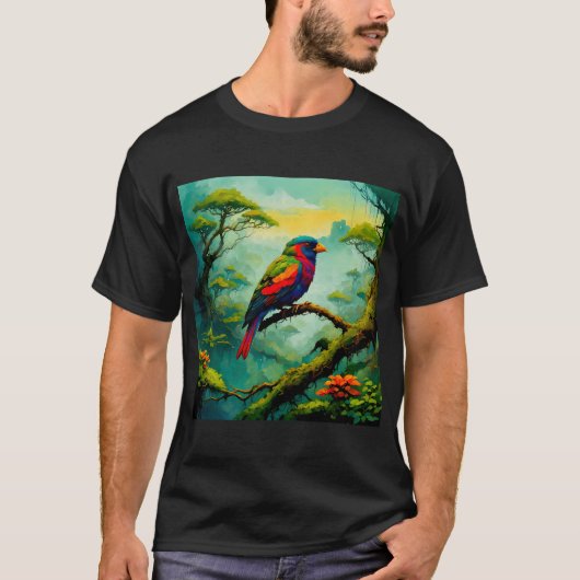 アマゾンの熱帯鳥 #2 Tシャツ (正面)