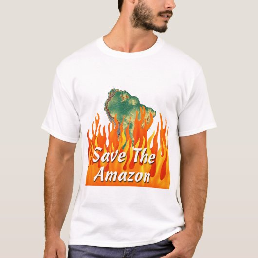 アマゾンを救え Tシャツ (正面)