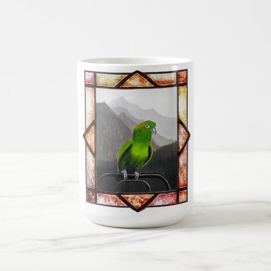 アマゾンインコのアルド コーヒーマグカップ (中央)