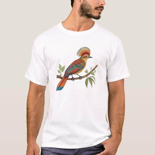 アマゾンオウギヒタキ Tシャツ (正面)