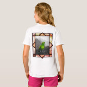 アマゾンオウムのアルド Tシャツ (裏面フル)