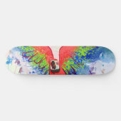 アマゾンオウムのコンゴウインコ スケートボード (横)